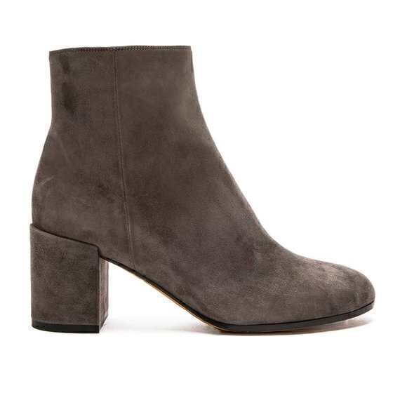 Vince Shoes - Vince Women's Blakely Suede Bootie in Steel Size 7
